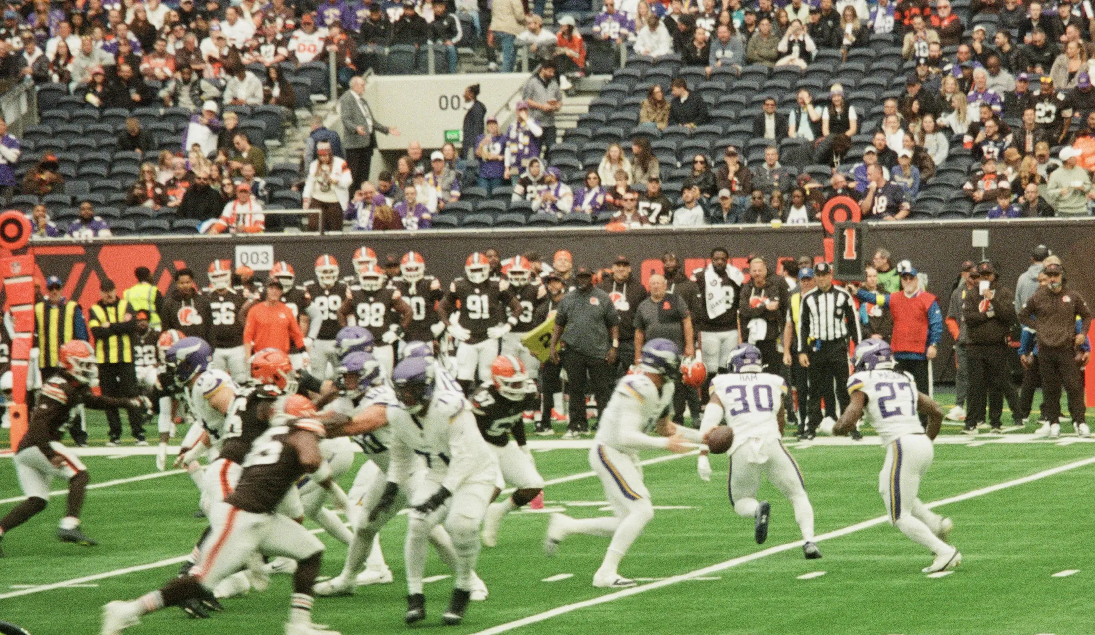 Laufspiel während des NFL London Games